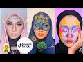 Emoji Makeup Challenge Muslim Edition | Muslim TikTok | Makeup Inspired By Emojis | Tiktok Muslim