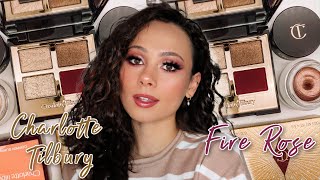 NEW Charlotte Tilbury Fire Rose Collection! Review, Tutorial & Swatch Comparisons!