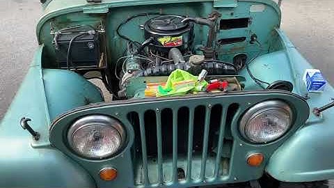 Engine Service on 1968 Jeep CJ5 Universal Dauntless 225 V6