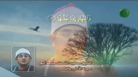سورة الاعلى والشمس مقام الكرد الشيخ محمود الشحات