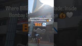 A Day Spent at Bombay Stock Exchange 📈 | Inside the Heart of India's Stock Market 🇮🇳 #Shorts