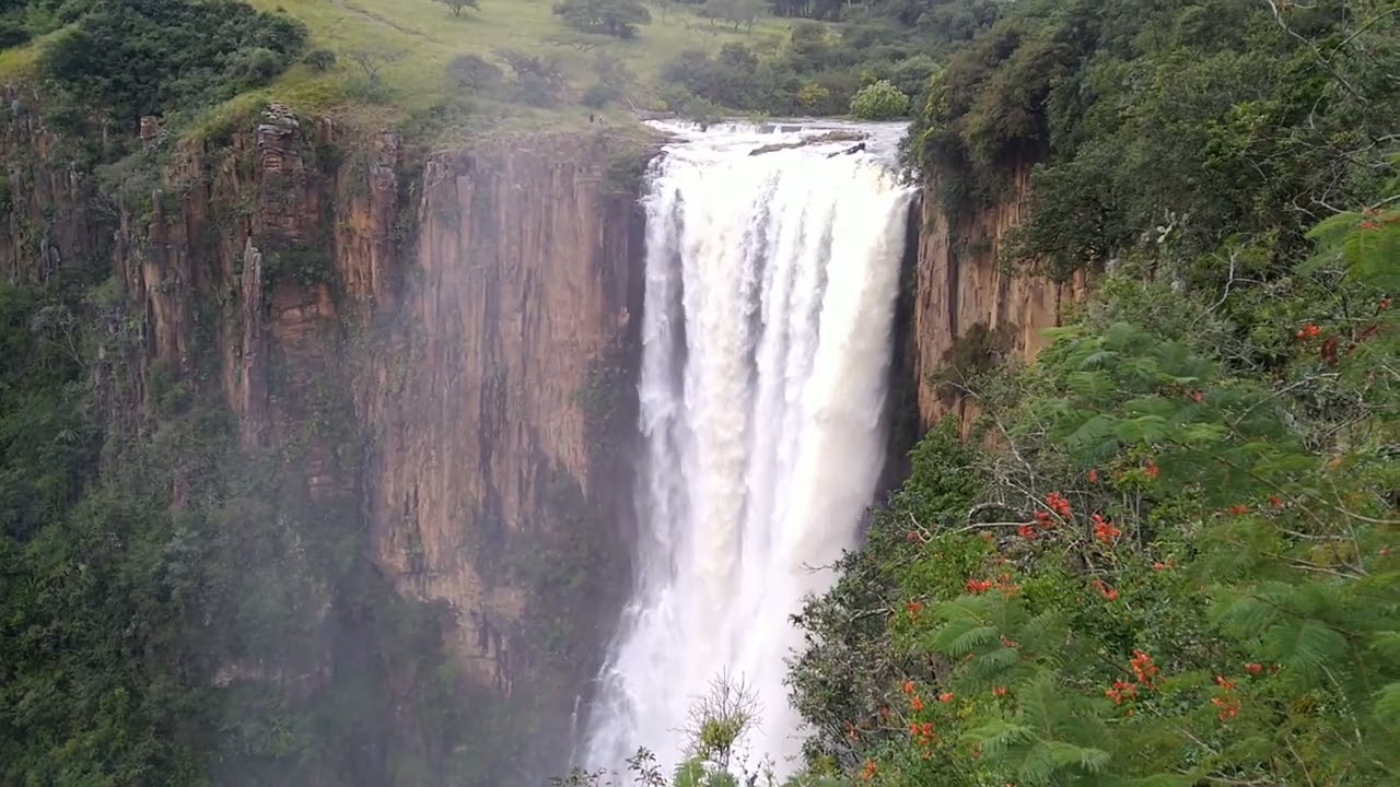 KZN Howick Falls after the torrential rains.