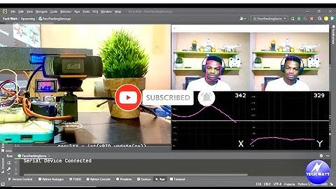 Face Tracking OpenCV & Python | Arduino Project | Computer Vision Project | Servo Motor Project