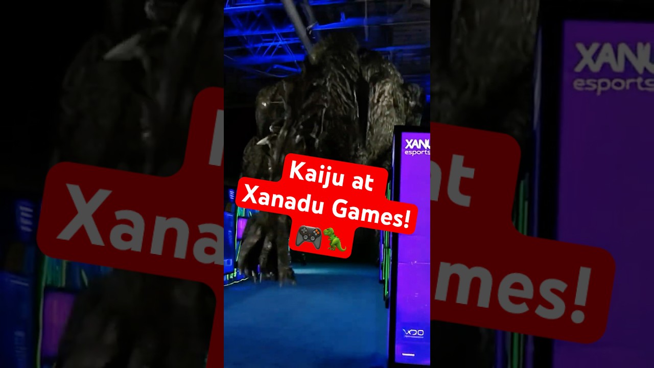 Kaiju Destroys Xanadu Games! 🎮🦖 