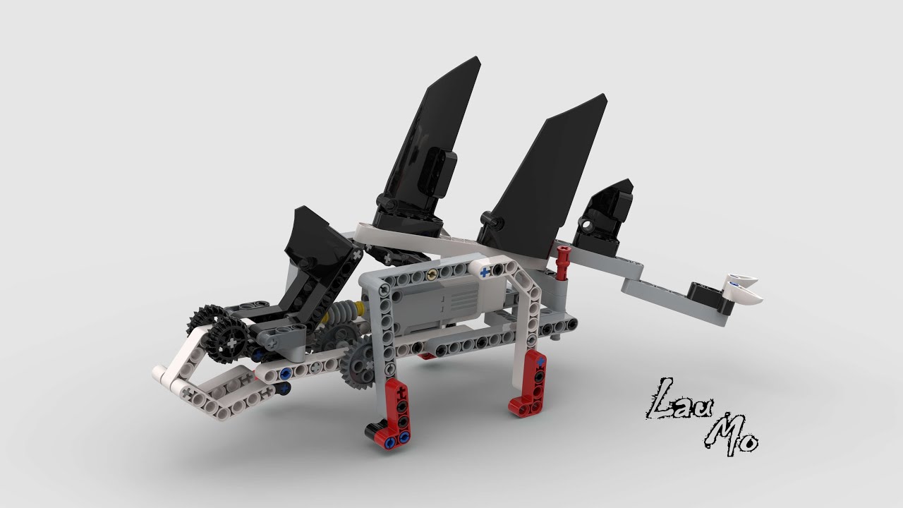 #3【Lau Mo】LEGO EV3 Dinosaur《Stegosaurus 劍龍》building instructions of 45544  MINDSTORMS Core Set