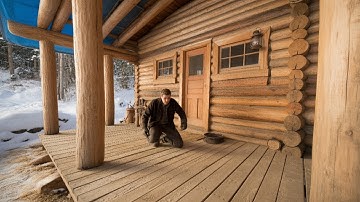 1 Year of living and building a log cabin in the wild forest