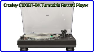 REVIEW (2026): Crosley C100BT-BK Turntable Record Player. ESSENTIAL details.
