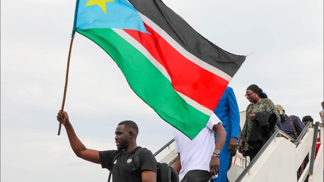 South Sudan Men Basketball team homecoming in Juba|  