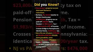 Celebrity NJ vs PA: $380,000 Property Tax Gap Over 20 Years 🧨 #comparison Profile