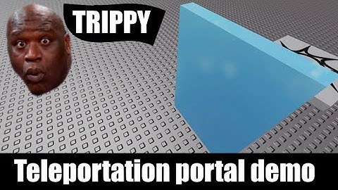 ROBLOX-Teleportation Portal Demo! (Trippy)