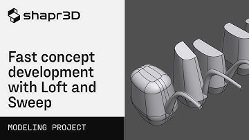 Fast concept development with Loft and Sweep | Modeling projects