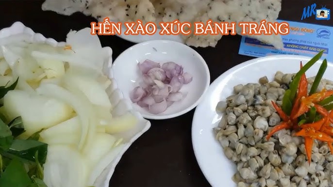 Những Mẹo Nhỏ Khi Chế Biến Hến Xào Hành Tây