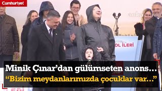 CHP Şile Belediye Başkan Adayı Özgür Kabadayı'nın oğlu Çınar'dan Ekrem İmamoğlu'nu güldüren anons Resimi