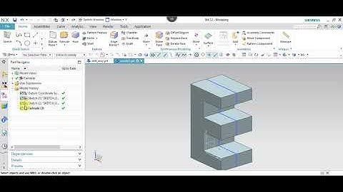 NX 12.0 Tutorial Tamil 28 : Extrude | Modeling | NX | Unigraphics