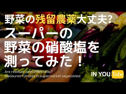 野菜の残留農薬大丈夫？スーパーの野菜とオーガニック野菜の硝酸塩を測ってみた！