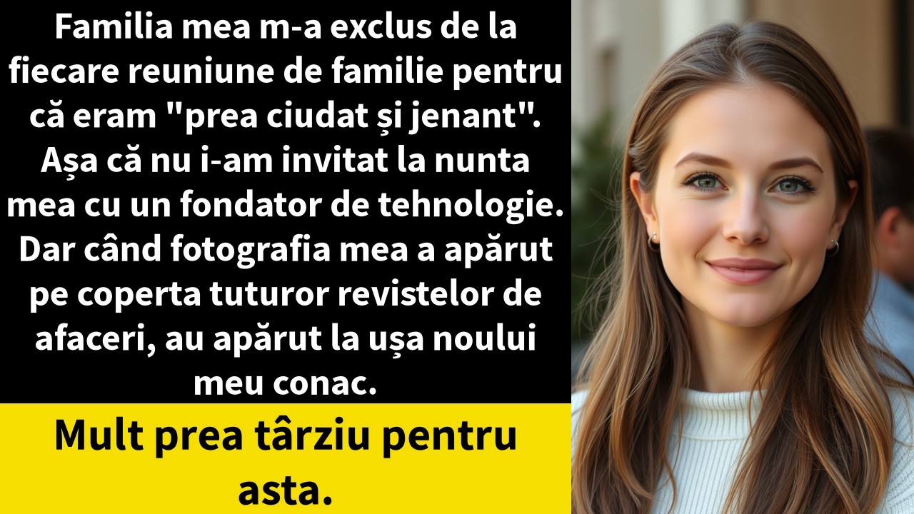 Familia mea m-a exclus de la fiecare reuniune de familie pentru că eram 