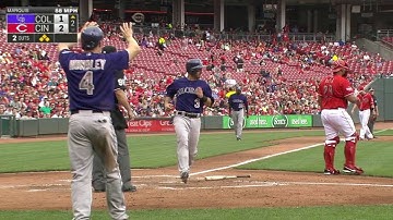 COL@CIN: LeMahieu hits a two-run single for the lead