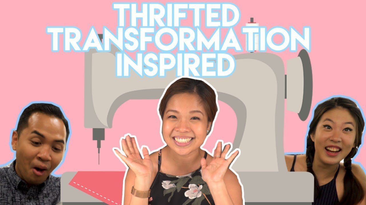 UPCYCLING OLD CLOTHES - THRIFTED TRANSFORMATION INSPIRED | PrettySmart