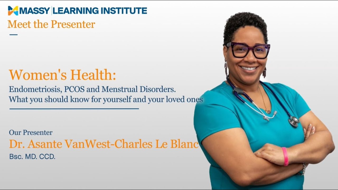 Women's Health Endometriosis, PCOS and Menstrual Disorders by Dr  Asante Le Blanc