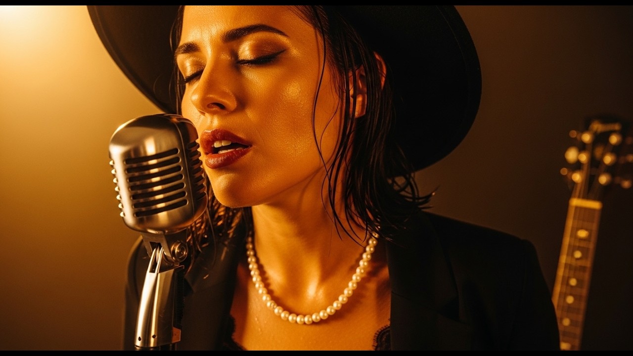 Janis Joplin, ZZ Top, SRV, Amy Winehouse Classic Blues Rock  Guitar Riffs Legends with Lady Vocal