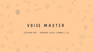 Discord Bot Episode 1 - Voice Master | YX YouTube