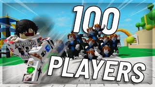 WE RUINED A COMBAT WARRIORS SERVER WITH 100 PLAYERS!! (CHAOTIC)