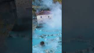 Feeling Of Italy, Geothermal Hot Of Saturnia Tuscany Close To Siena And Grosseto
