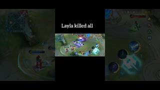 Layla killed all. Layla vs all #viralvideo #mobilelegends #f4i #mlbb #mlbbhighlights