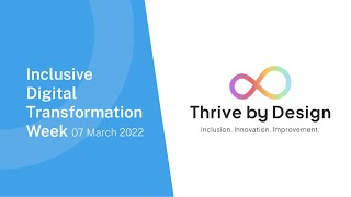 Inclusive Digital Transformation Week: mental health