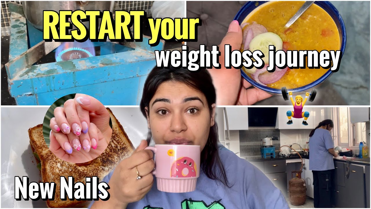 How to RESTART your Weight Loss Journey / New Nails for March 2024 (Day20) YouTube