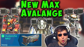NEW 5.2 Heavy AVALANCHE Hangar Mk2 Gameplay War Robots Max WR