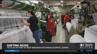 Shawmut Corporation Joins Coronavirus Fight By Making Hospital Gowns