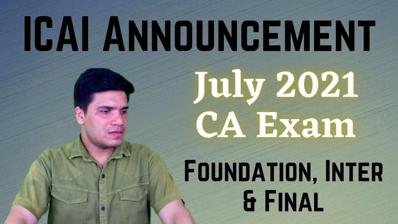 ICAI Announcement on Observation of Candidates on Question papers || CA Foundation, Inter & Final