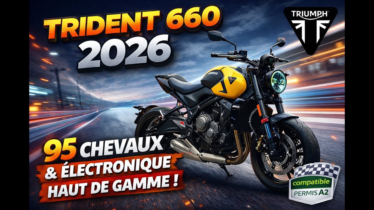 😈 Triumph Trident 660 2026 : plus puissante, plus méchante, moins sage