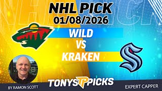 Wild vs. Kraken NHL Betting Odds & Picks, 1/8/26 | Night Moves Show