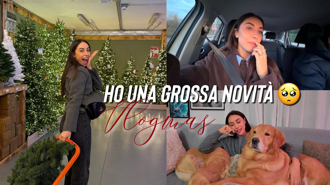 VLOGMAS #1: SHOPPING NATALIZIO + AGGIORNAMENTI IMPORTANTI 🥵