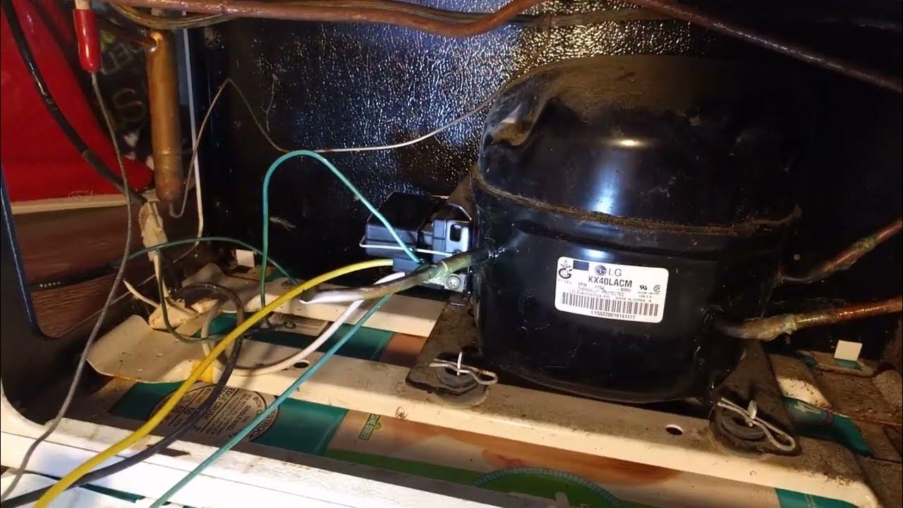 Find the suction line on a fridge or freezer compressor YouTube