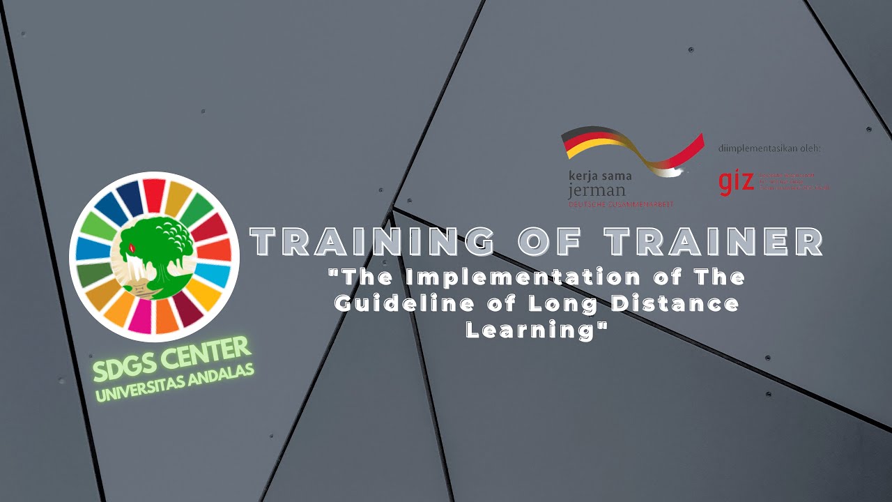 Distance Learning For Trainers Training of Trainer