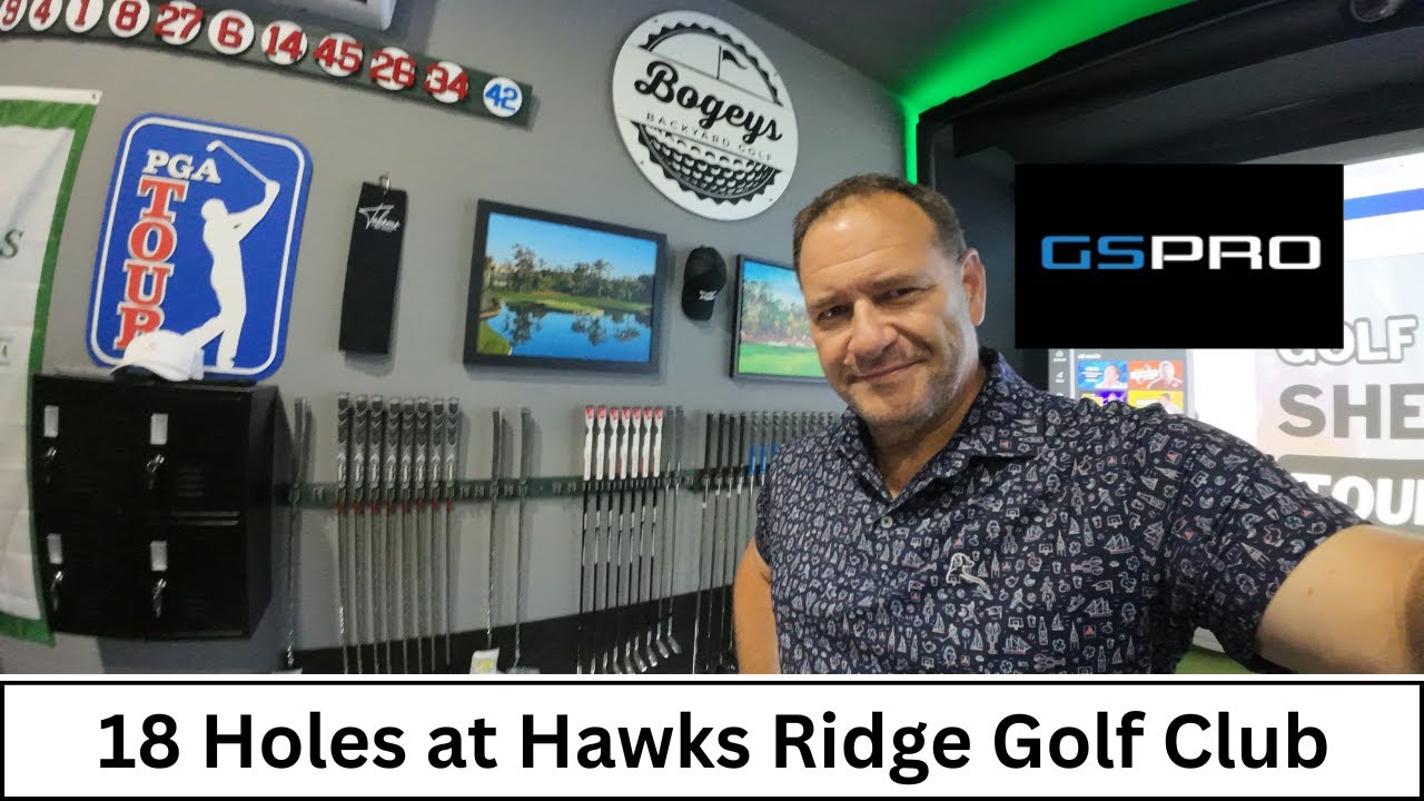 Hawk Ridge Max SGT Par 3 Tour on GSPro Hawks Ridge Golf Club - YouTube