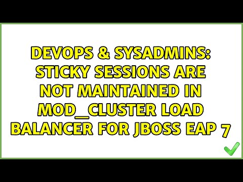 Video: Was ist Sticky-Session in Jboss?
