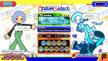 【ポップンLively】J-ガラージポップREMIX(NORMAL)Miracle Moon～L.E.D.LIGHT STYLE MIX～