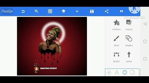Trending Dripping Effect Photo Manipulation in Pixellab || Unlock your Creativity After watching.