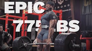 Blowing 775lbs up on deadlift AND Jamal Browner pulls 1102lbs
