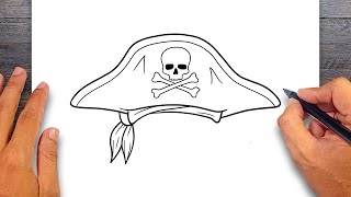How to draw Pirate Hat