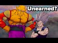 The unearned powerups of dragon ball