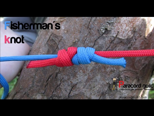 How to tie the double fisherman's knot 