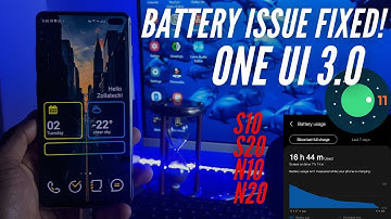 BATTERY ISSUE FIXED!!! One UI 3.0 Samsung Galaxy (Android 11)  DO THIS FOR MORE BATTERY 🔋