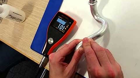 Elcometer PTG8 demo on thin bends