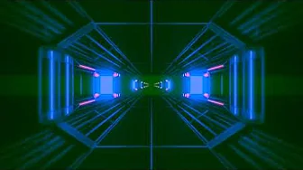 SYNTHWAVE Blue Tunnel Motion Wallpaper | motics - Wallpapers