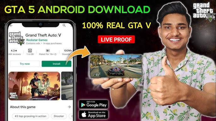 🇮🇳 How To Download GTA 5 In Android, Download Real GTA 5 On Android 2022